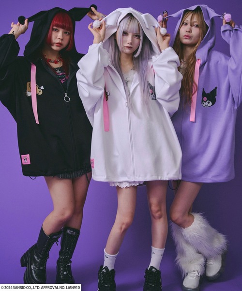 GALFY パーカー GALFY×クロミコラボ みんな大好きボンディング