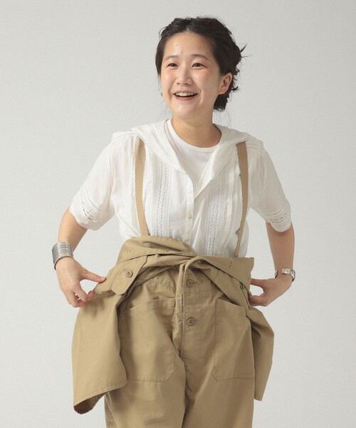 BEAMS BOY ヴィンテージ レース ショートシャツ BEAMS BOY（ビームス ボーイ）ヴィンテージ レース ショート