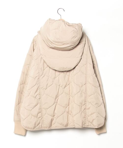 「CALUX」 ダウンジャケット FREE ベージュ レディース_画像2