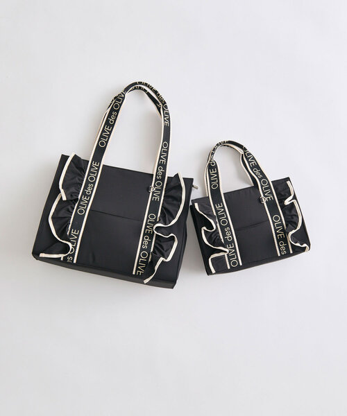 OLIVE des ショルダーバッグ バッグ トリミングフリルミニトート