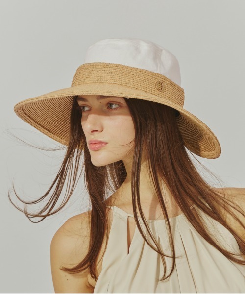 Chapeaud'O 帽子 Chapeau d' O Canvas Wide Cap | 56cm～58cm(97) BLACK (01