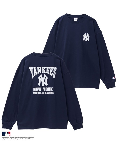 MLB tシャツ MLB / メジャーリーグベースボール ツイルワッペン ロング