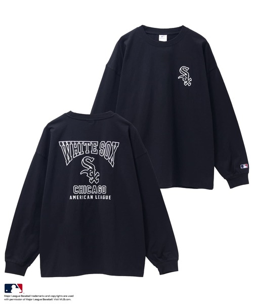 MLB tシャツ MLB / メジャーリーグベースボール ツイルワッペン ロング