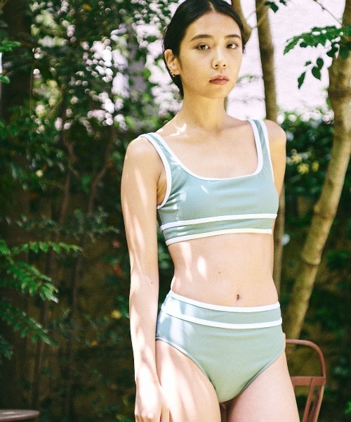 美品 ⭐︎ mikomori ミコモリ ホルターネックラインビキニ mikomori（ミコモリ） 水着 HIGH WAIST LINE BIKINI レディース