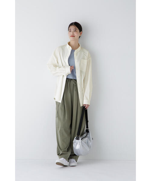 human woman / ヒューマンウーマン ◆製品染めボタンダウンオーバーシャツ 製品染めボタンダウンオーバーシャツ | human woman（ヒューマン