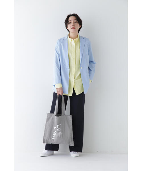 human woman / ヒューマンウーマン ◆製品染めボタンダウンオーバーシャツ human woman ブラウス シャツ 製品染めボタンダウンオーバー