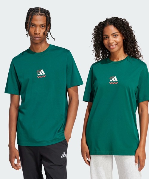 adidas（アディダス） tシャツ ラウンジ ピザグラフィック 半袖Tシャツ