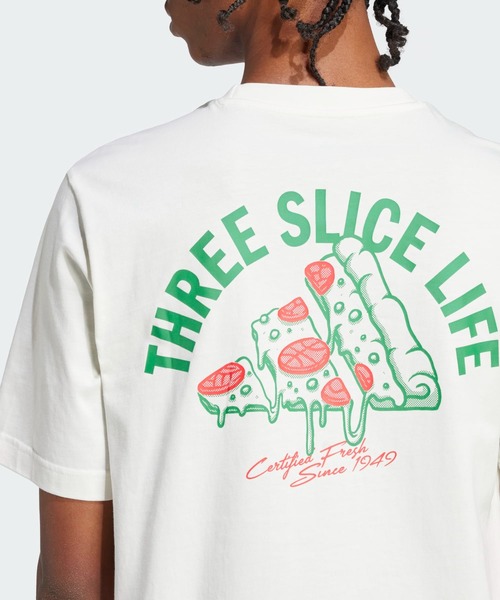 adidas（アディダス） tシャツ ラウンジ ピザグラフィック 半袖Tシャツ