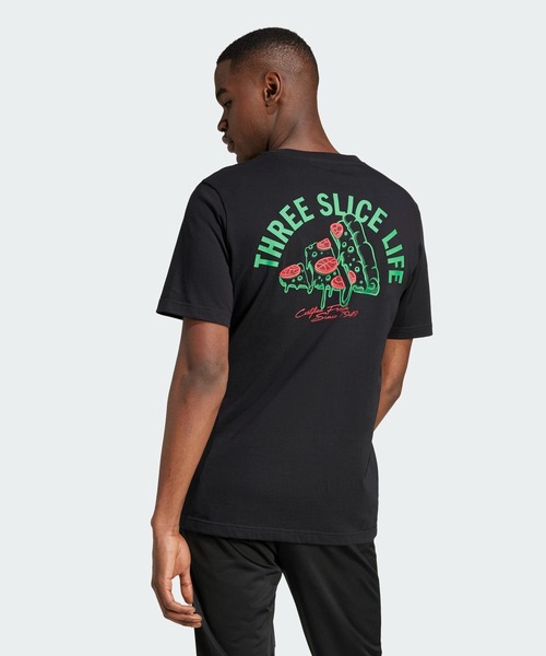 adidas（アディダス） tシャツ ラウンジ ピザグラフィック 半袖Tシャツ