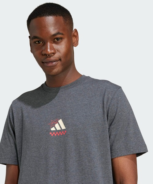 adidas（アディダス） tシャツ ラウンジ ピザグラフィック 半袖Tシャツ