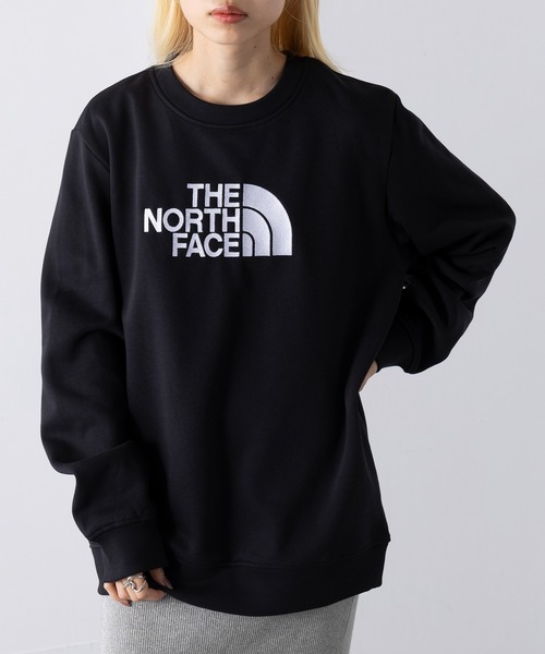 ノースフェイス ロゴ 刺繍 スウェット レディース XXL The North Face アウトドア トレーナー スエット クルーネック 裏起毛 大きいサイズ THE NORTH FACE（ザ ノースフェイス） トレーナー スウェット