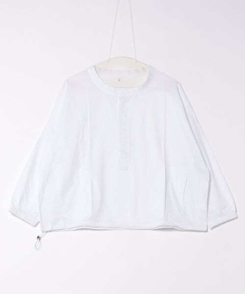 BLANC FICELLE ブラウス シャツ プルオーバー ヘンリーシャツ