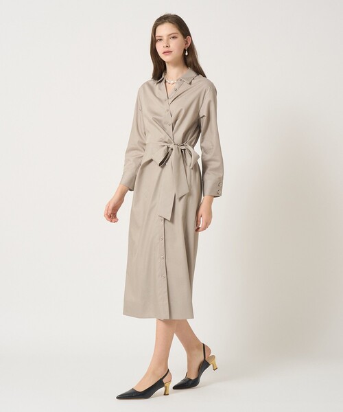 【現行品】アナイ テンセルツイルカシュクールワンピース 38 ANAYI ワンピース テンセルツイルカシュクールワンピース : ZOZOTOWN