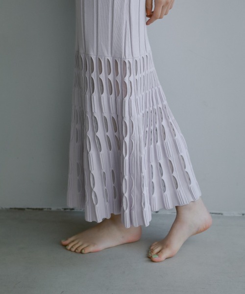 CASA  FLINE チュニックワンピース CASA FLINE（カーサフライン） ワンピース ハイネックタックドレス
