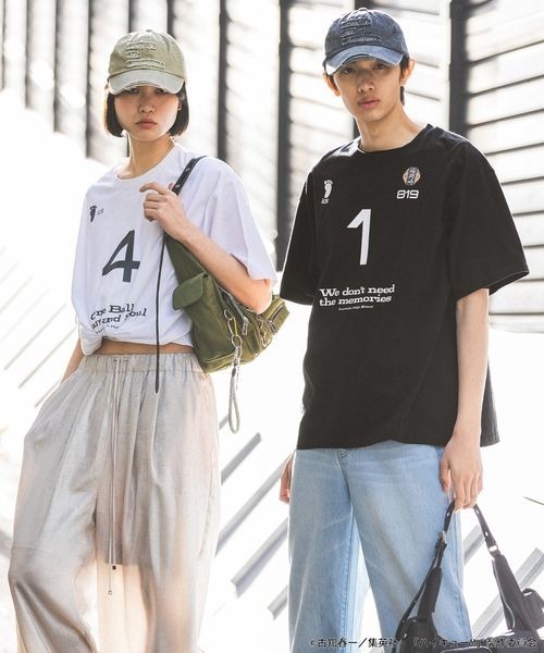 JEANASIS tシャツ 「ハイキュー!!」ナンバリングTEE SS/323876
