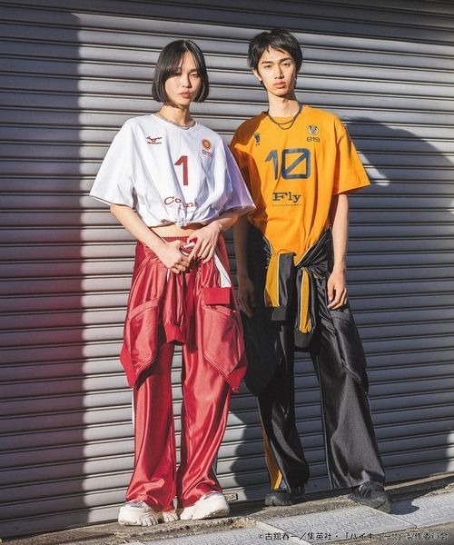 ジーナシス★今季新作★完売　ハイキュー　ナンバリングT JEANASIS tシャツ 「ハイキュー!!」ナンバリングTEE SS/323876
