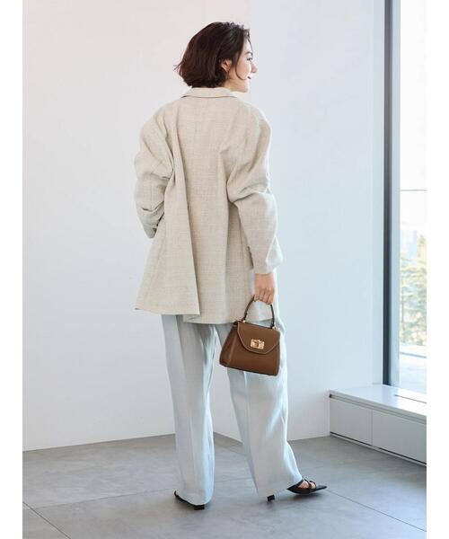 Te chichi パンツ シャイニー2タックパンツ レディース