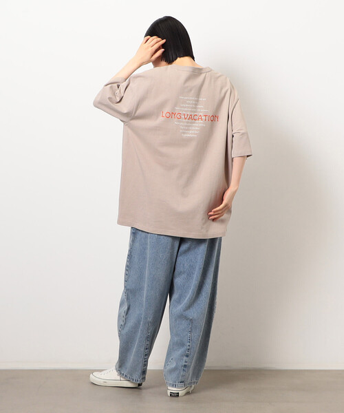 Purple&Yellow（パープルアンドイエロー） tシャツ メッセージプリント