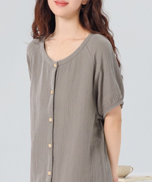 DAY CLOSET パジャマ ルームウェア レディース ぽわん袖が大人可愛い