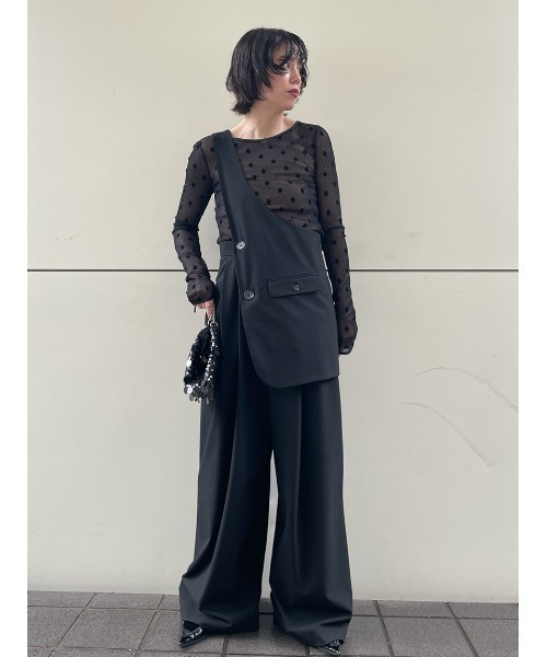 SORIN サロペット オーバーオール TR Tropical One Shoulder