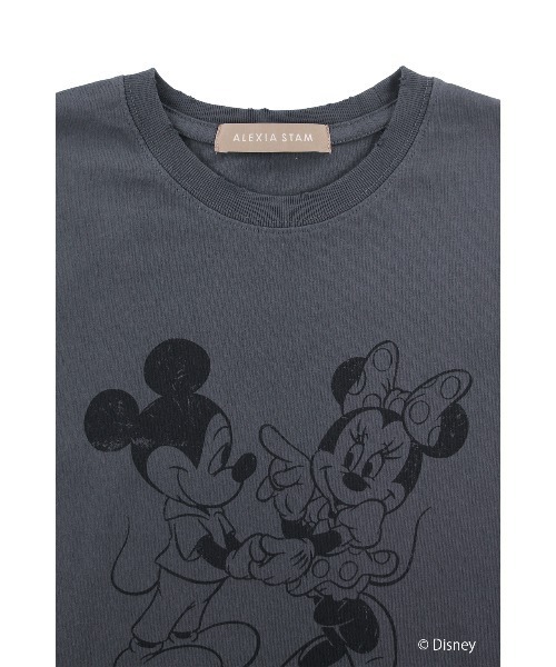 ALEXIA STAM（アリシアスタン） tシャツ 「Mickey Mouse」 Print Tee
