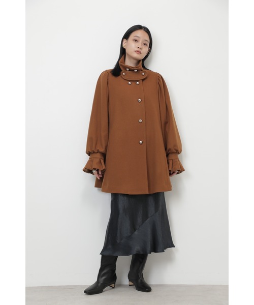「mici」 コート MEDIUM ブラウン レディース_画像7
