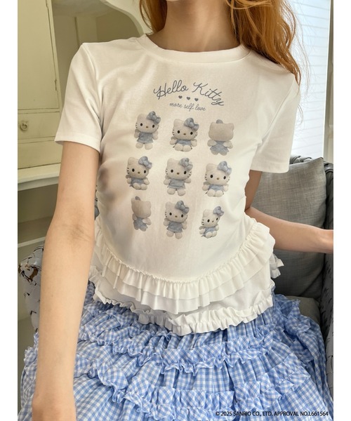 tシャツ ANGEL「HELLO KITTY」 HEART TEE レディース ANGEL【HELLO KITTY】HEART TEE｜Tシャツ・カットソー｜トップス