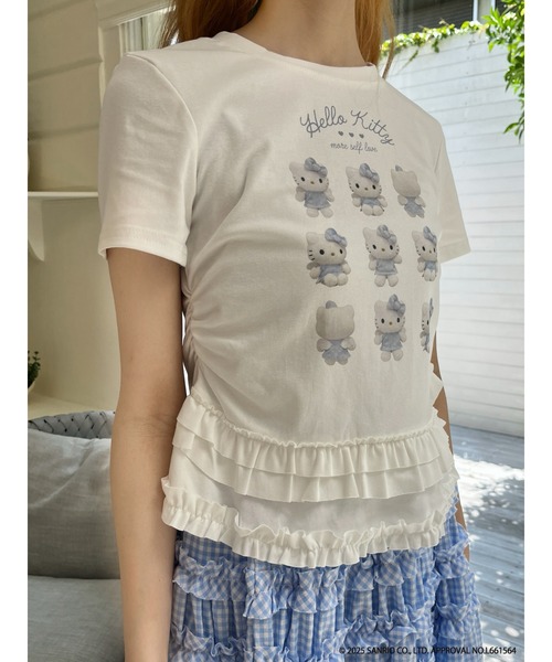MORE self LOVE tシャツ ANGEL「HELLO KITTY」 ENCYCLOPEDIA TEE