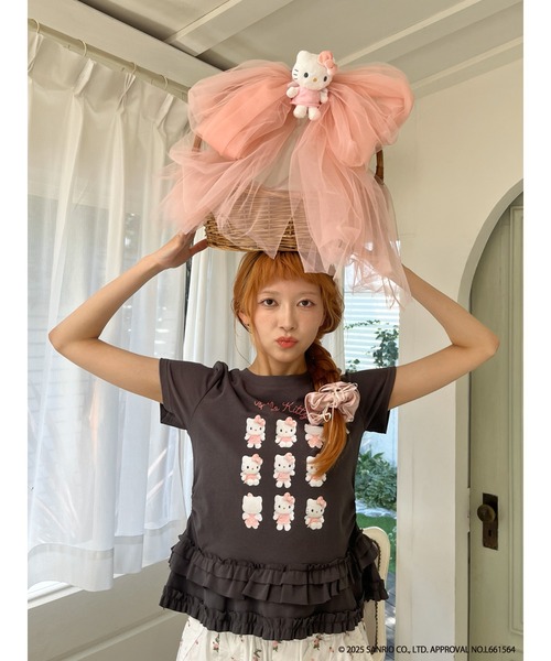 sanrio（サンリオ） tシャツ 半袖 ANGEL「HELLO KITTY」 ENCYCLOPEDIA