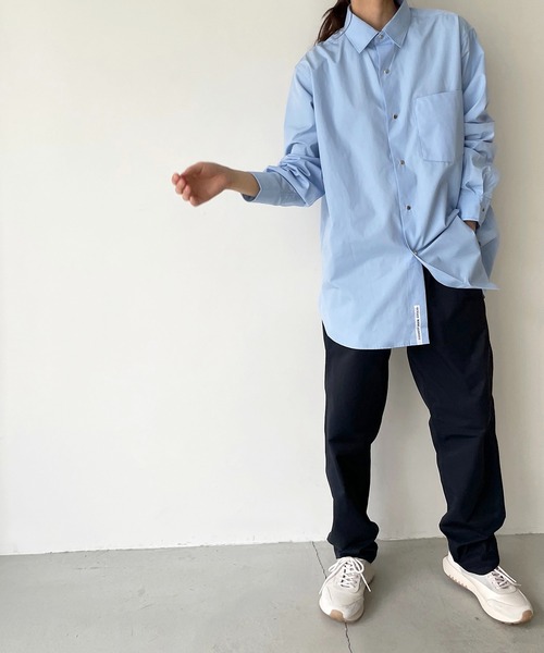「CANAL JEAN」 長袖ブラウス ONE SIZE ブルー レディース CANAL JEAN 「CANAL JEAN」 長袖シャツ 38 ブルー レディース