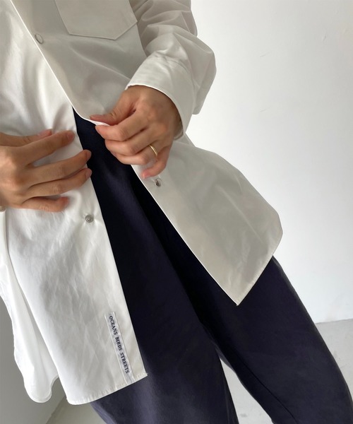 CANAL JEAN 「CANAL JEAN」 長袖シャツ 38 ブルー レディース