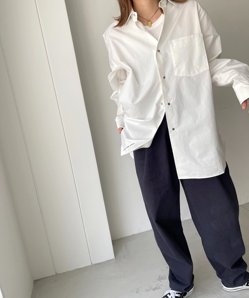 「CANAL JEAN」 長袖ブラウス ONE SIZE ブルー レディース CANAL JEAN 「CANAL JEAN」 長袖シャツ 38 ブルー レディース