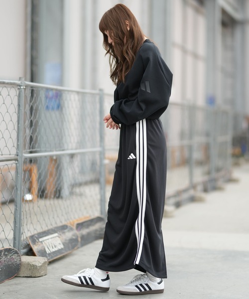 adidas（アディダス） スカート ロングスカート Iライン ジャージ素材