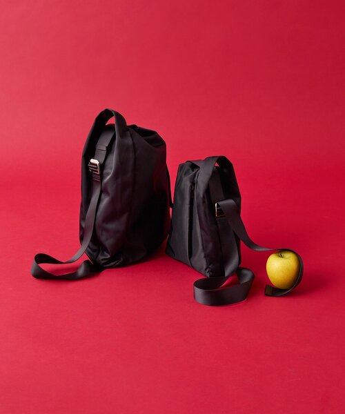 美品 RUSSET リュック ショルダーバッグ 3way ナイロン ブラック russet ラシット リュックサック ブラック ナイロン レディース