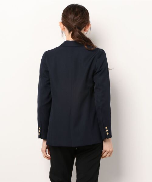 Demi-Luxe BEAMS」 ジャケット 36 ネイビー レディース
