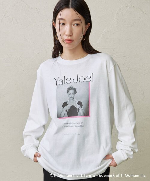 tシャツ LIFE PC PHOTO ロングTシャツ Y レディース