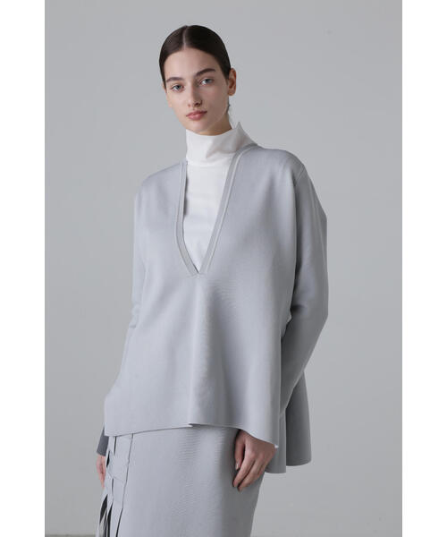 お値下げ‼︎新品 アドーア 7分袖 ニットカットソー 38サイズ ADORE ADORE ニット セーター エアーストレッチニット レディース