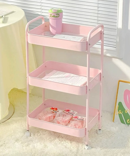 収納 キャスター付き3段カラーワゴン : ZOZOTOWN Yahoo!店 - 通販