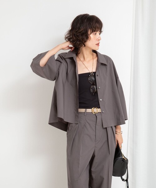 NOLLEY'S（ノーリーズ） ブラウス シャツ 「セットアップ対応」袖