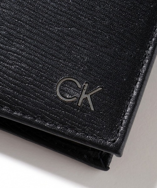 カルバンクライン コンパクト財布 LV04F1036G ブラック PUレザー Calvin Klein 財布 「Calvin Klein/カルバンクライン」ワン