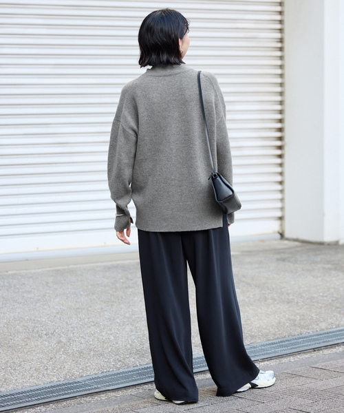 「SLOBE IENA」 タートルネックニット 38 グレー レディース_画像4