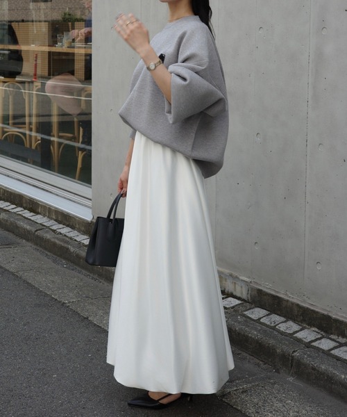 ACYM（アシーム） ロング スカート サテンバルーンロングスカート