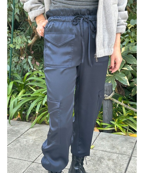 「BANANA REPUBLIC FACTORY STORE」 カーゴパンツ S ネイビー レディース