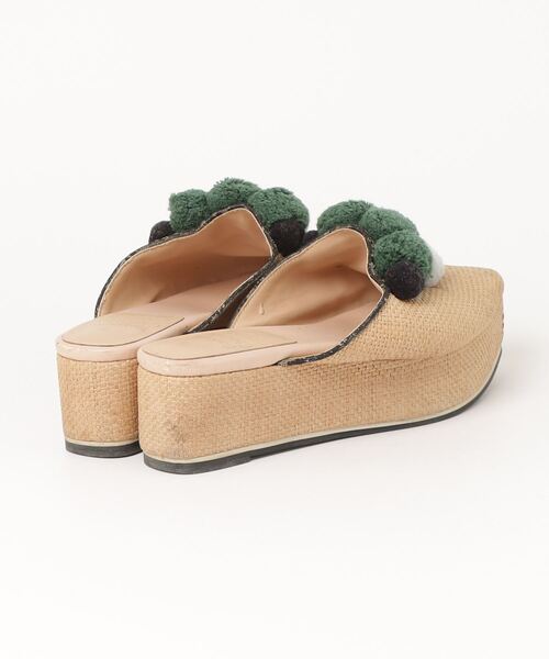 「Boisson Chocolat」 フラットサンダル L ベージュ レディース_画像2