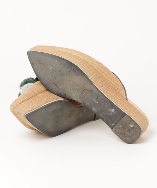 「Boisson Chocolat」 フラットサンダル L ベージュ レディース_画像3