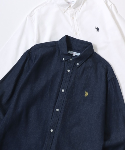 U.S. POLO ASSN.（ユーエスポロアッスン） シャツ Oxford Denim Shirt