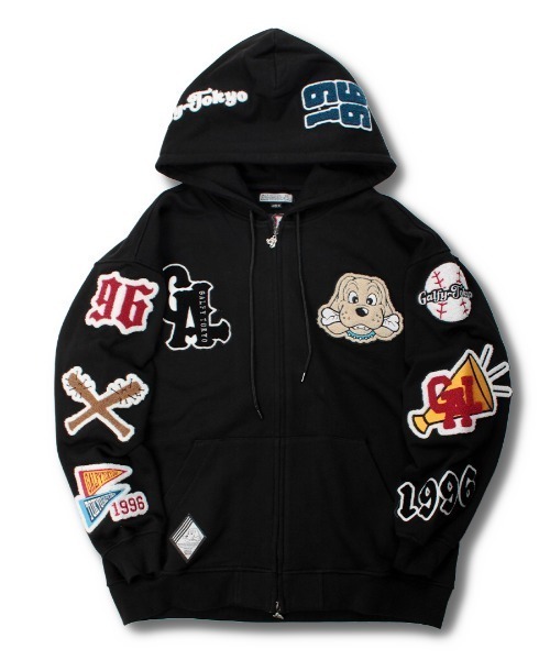 ガルフィーパーカーブラック GALFY/ガルフィー LFG!!ジップパーカー(MENS)｜ファッション通販