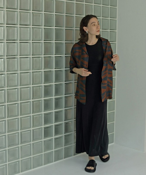 anuke 「anuke」 ノースリーブワンピース 36inch ブラック レディース