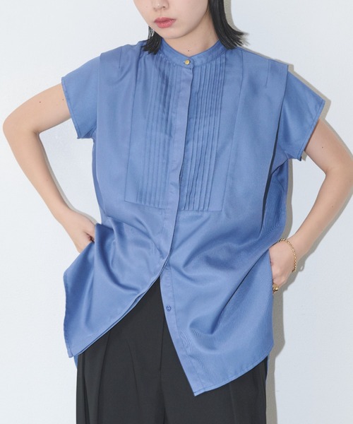 「Aunt Marie's」 半袖ブラウス FREE ブラック レディース_画像3