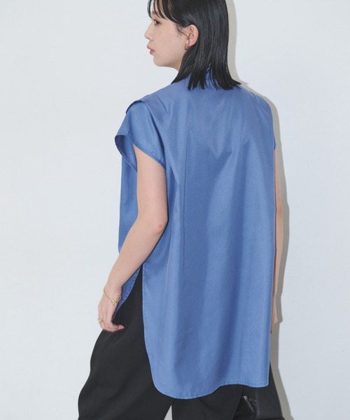 「Aunt Marie's」 半袖ブラウス FREE ブラック レディース_画像7